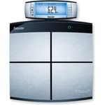 Beurer BF 105 Body Complete Diagnosewaage mit abnehmbarem XXL, Display, Ganzkörperanalyse mit separater Ober, und Unterkörpermessung, inklusive App