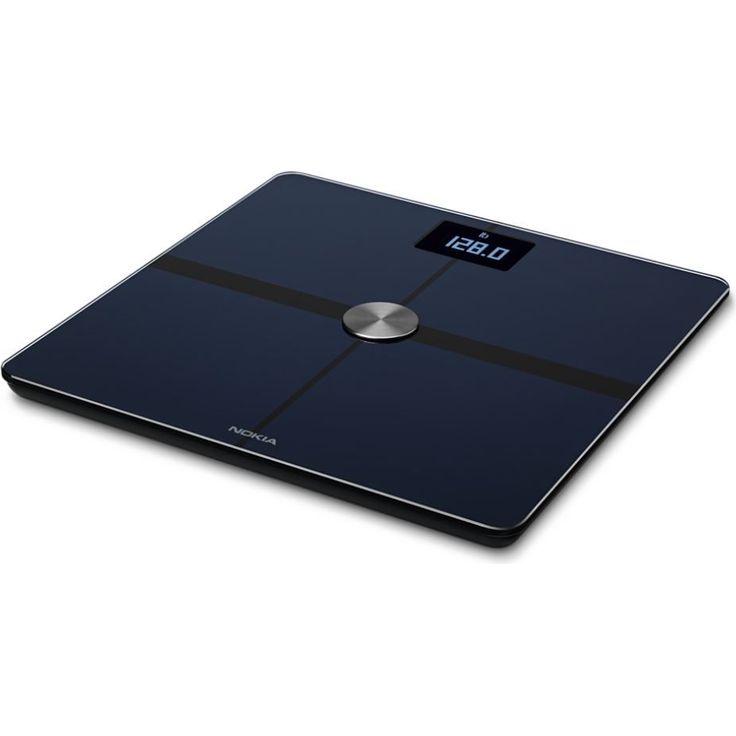 Nokia/Withings Body WLAN-Smart-Waage zur Körperanalyse, Messung von Körperfett, BMI, Muskelmasse, Wasseranteil, digitale Personenwaage, App-Sync via Bluetooth oder WLAN, schwarz – Bild 2