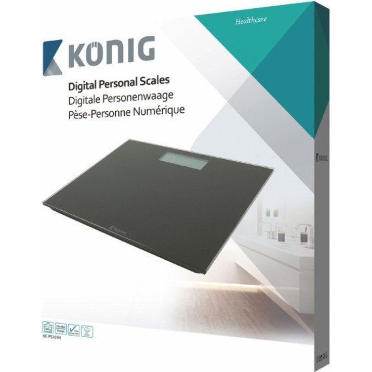 König hc-ps101 N Ultradünn Digitale Personenwaage
