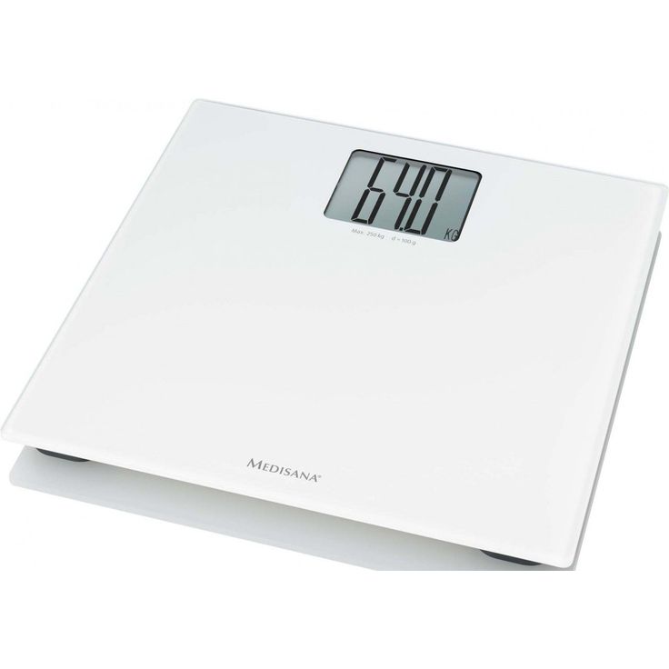 medisana PS 470 digitale XL Personenwaage bis 250 kg,  Badezimmerwaage aus gehärtetem Sicherheitsglas und automatischer Abschaltung – Bild 2