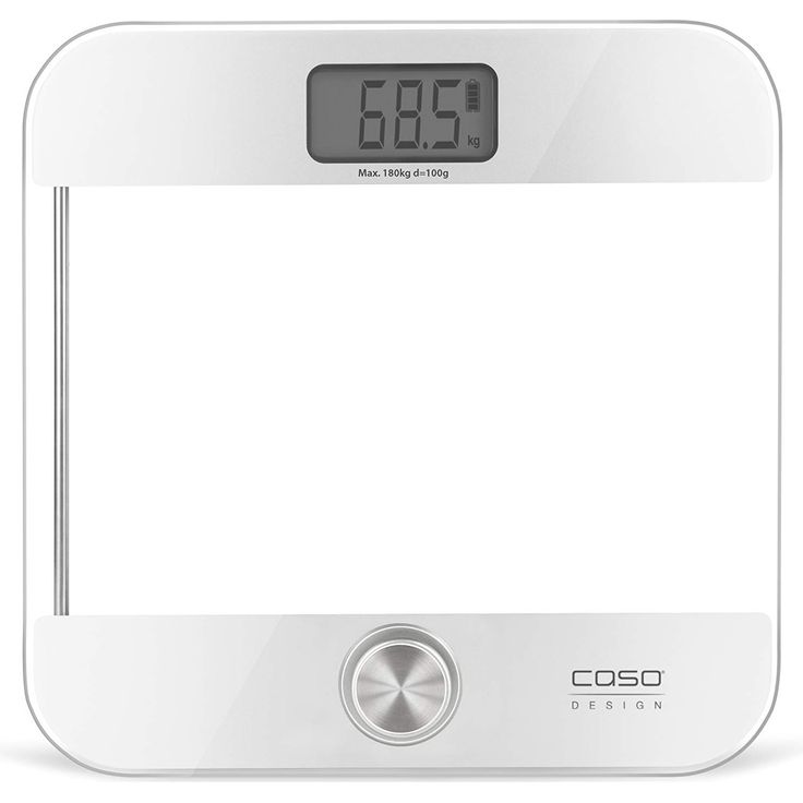 CASO 03416 Body Energy Ecostyle, Design, Personenwaage, Batterielose Nutzung, Körperwaage mit hochwertiger Ganzglas, Oberfläche, bis 180 kg in 100 g, Schritten