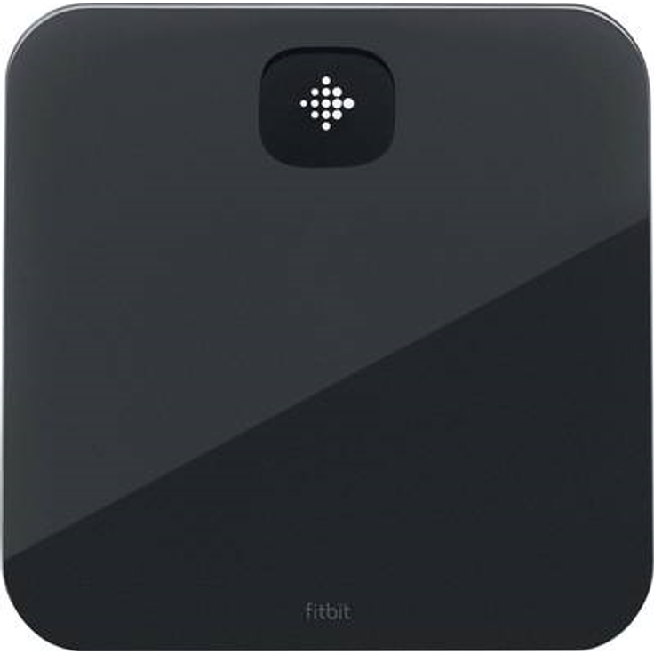 Fitbit Aria Air Körperanalysewaage, Mobile Device Connection, Trittfläche aus Sicherheitsglas, schwarz – Bild 1