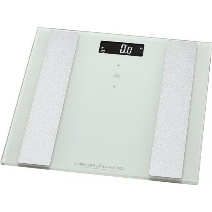 ProfiCare PC, PW 3007 FA 8in1 Elektronische Glas, Personenwaage mit Edelstahleinlage, Multifunktions, LCD, Display, Sensor, Touch, Bedienung – Bild 1