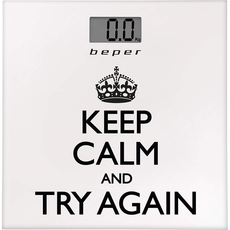 Beper 40.821 Personenwaage Keep Calm