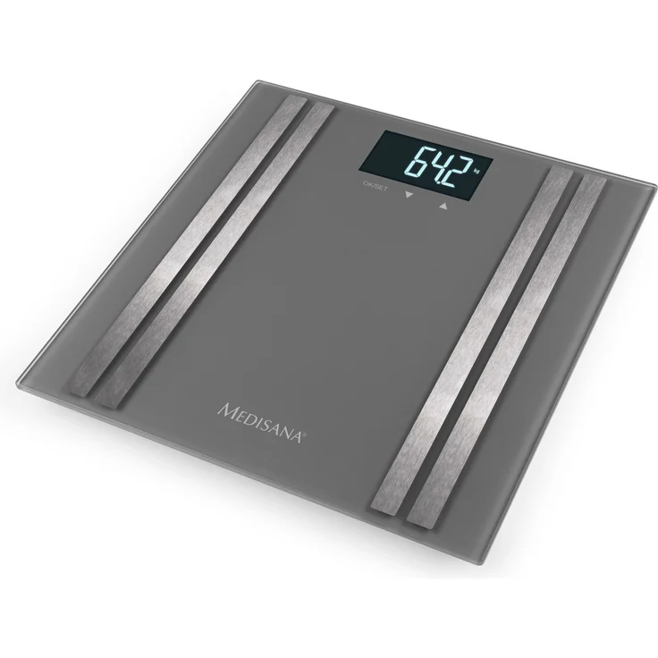 medisana BS 476 digitale Körperanalysewaage 180 kg, Personenwaage zur Messung von Körperfett, Körperwasser, Muskelmasse und Knochengewicht – Bild 3