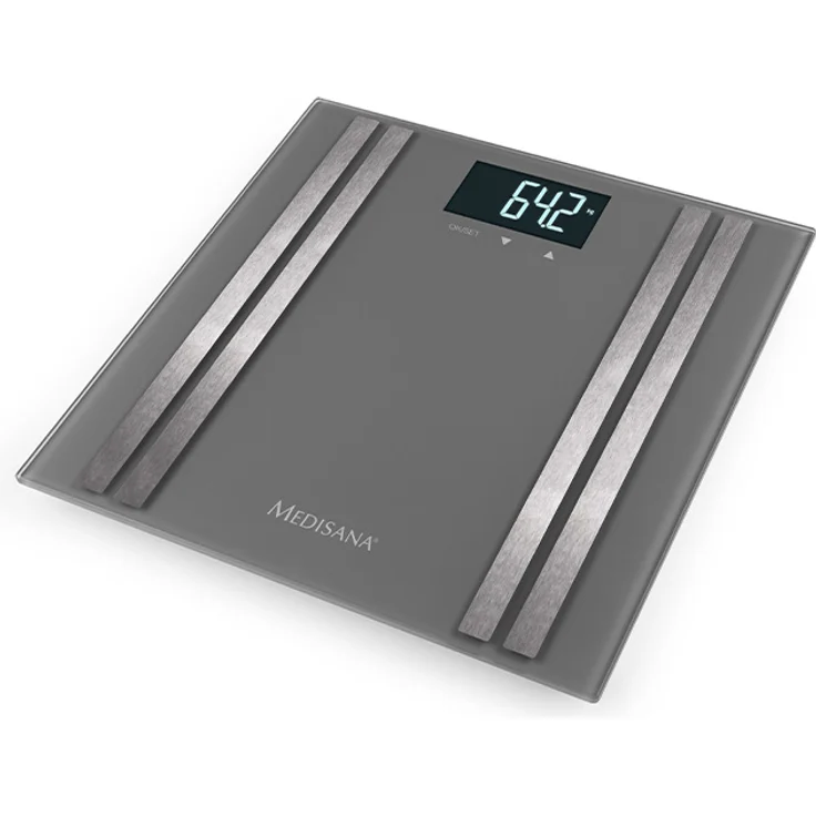medisana BS 476 digitale Körperanalysewaage 180 kg, Personenwaage zur Messung von Körperfett, Körperwasser, Muskelmasse und Knochengewicht – Bild 2