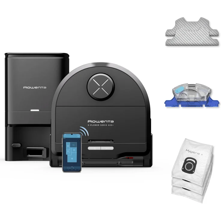 Rowenta Saugroboter RR9485 X-PLORER Serie 220+ RR9485, beutellos