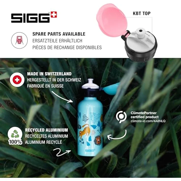 Sigg Kinder Trinkflasche Sigg Kids Bella Unicorn 0.4 L, bunt, 0.4, 8625.90 – Bild 4