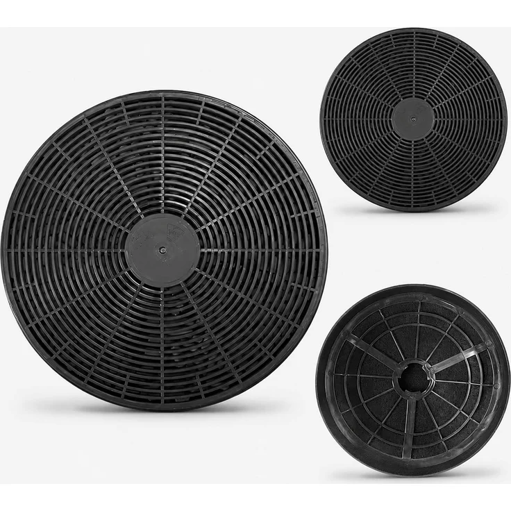 Shengruili Aktivkohlefilter KF573 für Dunstabzugshaube, 2er Set, geruchsneutralisierend, kompatibel mit NEG, Respekta, Bomann, Klarstein