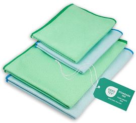 ELEXACLEAN Fenstertuch streifenfrei, Mikrofaser Scheibentuch