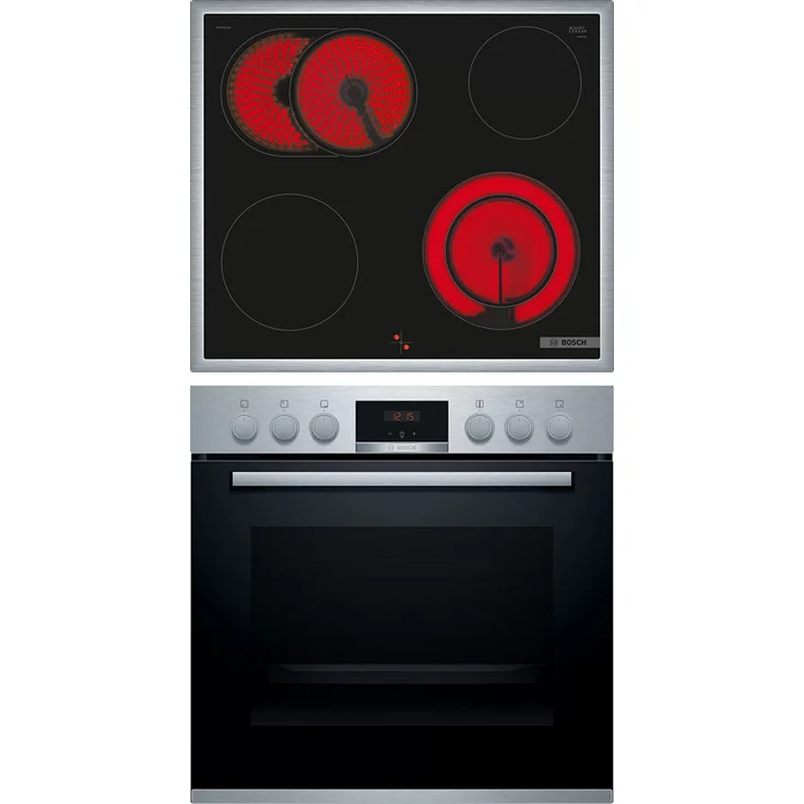 Einbau-Herd-Set Bosch HND 411 LS 62 = HEA513BS2 + NKN645GA2E – Bild 1