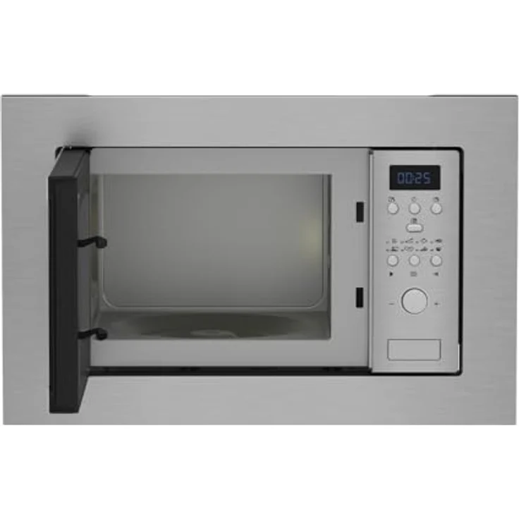 Beko BMOB 17131 X Mikrowelle, Einbaugerät, 700W, 5 Leistungsstufen, Garraum 17 Liter, Timer, Schnellstart, 8 Automatikprogramme, silber – Bild 3