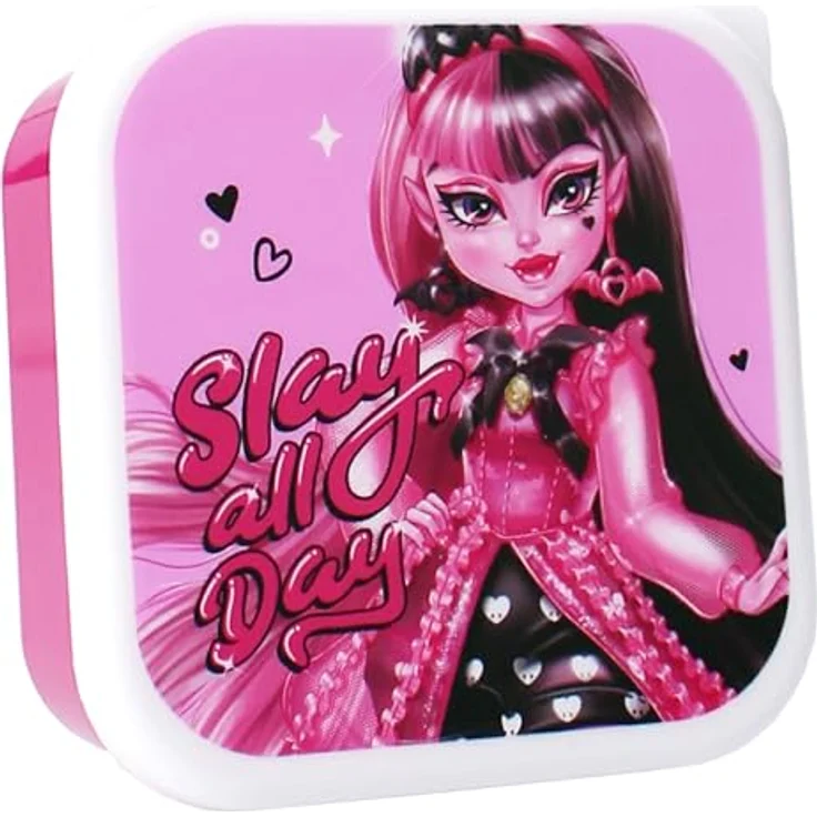 Monster High Brottasche Brotzeitbox 3in1 – Perfekte Lunchbox für Schule und Freizeit – Bild 4