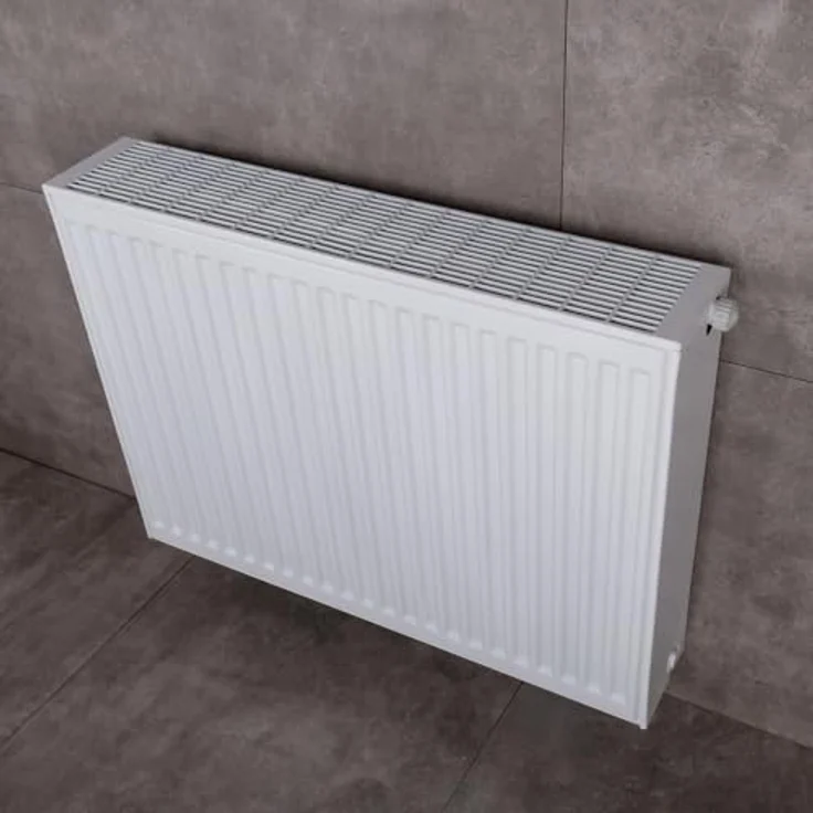 Belrad Typ 33 Universalheizkörper Ventilheizkörper 8 Anschlüsse 700 x 900 (HxB)-2442w, Mittelanschluss, RAL9016 (reinweiß) – Bild 3