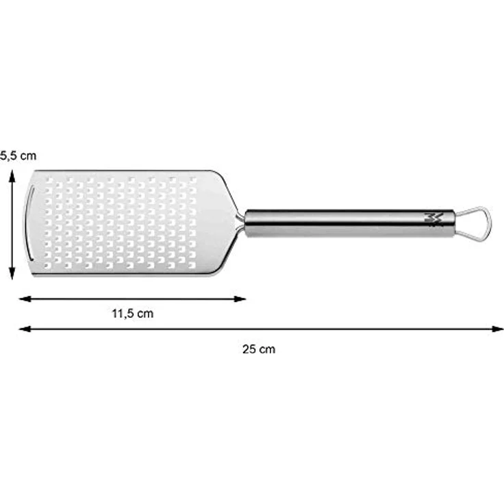 WMF Profi Plus Reibe mittel 25 cm, Cromargan Edelstahl teilmattiert, spülmaschinengeeignet – Bild 2