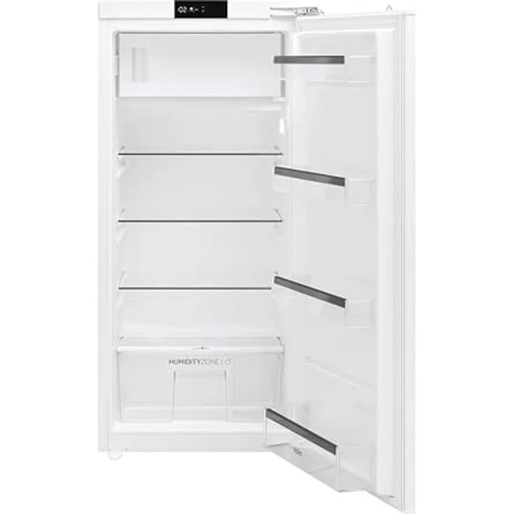 Haier HATO 126 DE Einbau-Kühlschrank mit Gefrierfach, Festtürtechnik, Total NoFrost & LED-Beleuchtung, 162 L, weiß – Bild 1