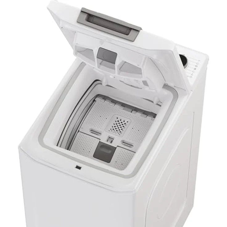 Hoover THOS486TM4-S Toplader Waschmaschine, 8 kg Füllmenge, 1400 U/min, 17 Programme, Nachlegefunktion, Weiß – Bild 5