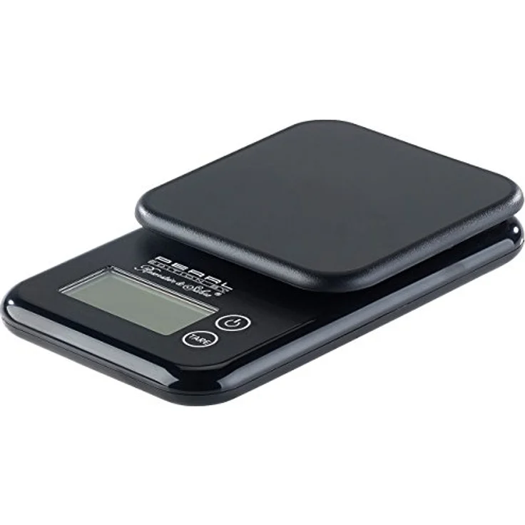 Rosenstein & Söhne NC-2412 Briefwaage: Kompakte Digitalwaage mit Touchbedienung für Küche und Büro, bis 3 kg (Digitale Küchenwaage, Kaffeewaage, Elektronische) – Bild 2