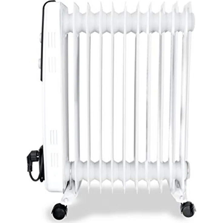 Orbegozo RF 2500, Ölradiator mit 11 Elementen, 2500 W, Weiß - Heizgerät mit Überhitzungsschutz und schwenkbaren Rollen – Bild 2