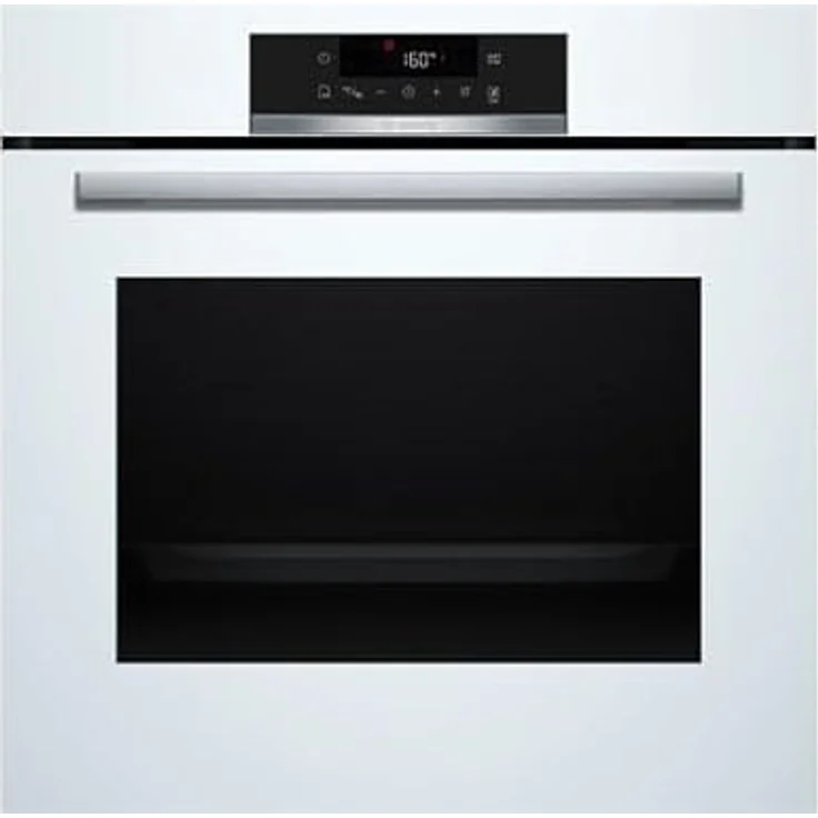 Bosch HBA572BW3F, Serie 4, Einbau-Backofen in Weiß, 3D-Heißluft, Pyrolyse-Reinigung, AutoPilot10 mit 10 Programmen, 2200 Watt Heizleistung – Bild 1