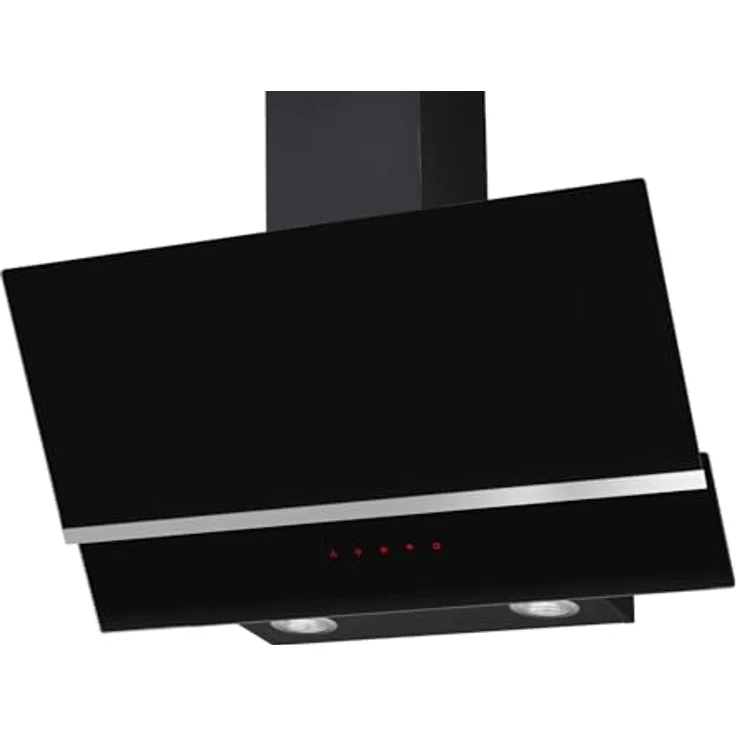 Amica 9KHF684610 S Kopffreihaube 80 cm, Schwarz, mit TouchControl und LED-Beleuchtung, Energieeffizienzklasse A – Bild 1