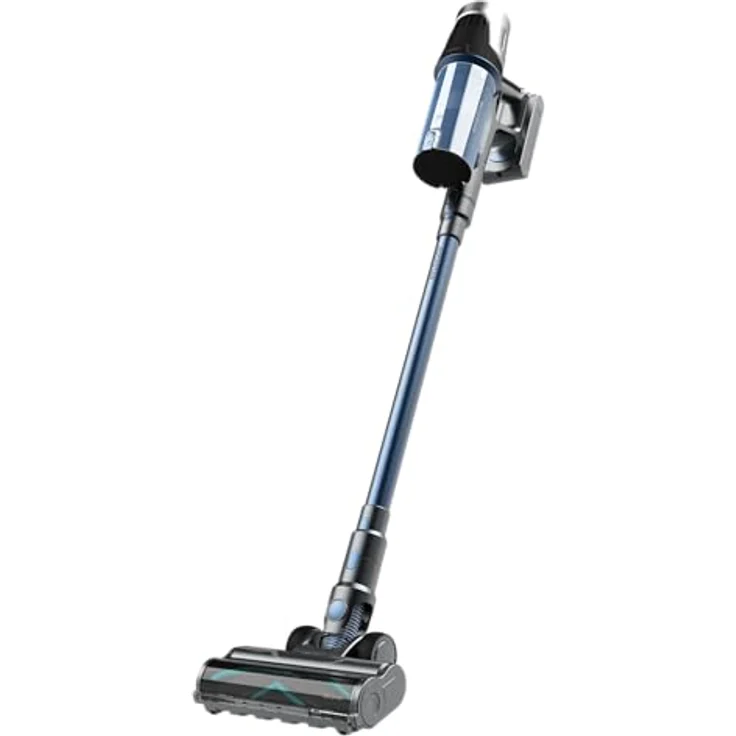 Cecotec Conga Rockstar RS50, Kabelloser Stabstaubsauger mit 400 W, 60 Minuten Akkulaufzeit, schwarz-blau, 0,5 l Staubbeutel – Bild 2