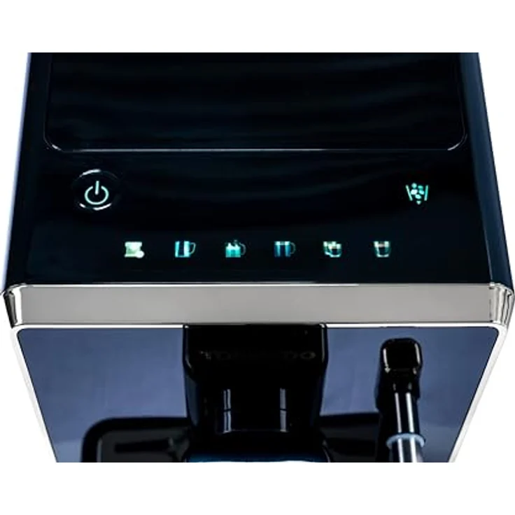 Tornado Kaffeevollautomat TCM-9008AGS, 20 Bar Kaffeeautomat in Gold Schwarz mit Milchaufschäumer – Bild 3