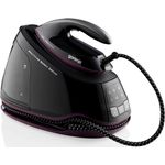 GORENJE Dampfbügelstation SGD3000BKV STEAM SUPREME, 3000 W, 1500 ml Wassertank, Schwarze Keramik-Bügelsohle, kontinuierlicher Dampf 160 g/min, Dampfstoß 480 g/min