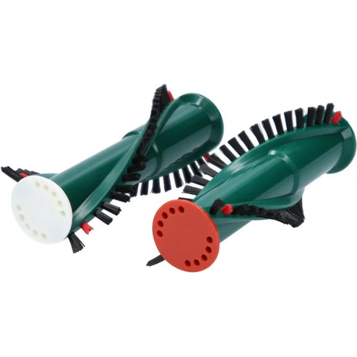 McFilter Bürstenrolle, Teppichbürsten Rundbürsten für Vorwerk Kobold ET 340, EB 350/351, 2-tlg. (linke und rechte Seite), passgenau, Ersatzteil