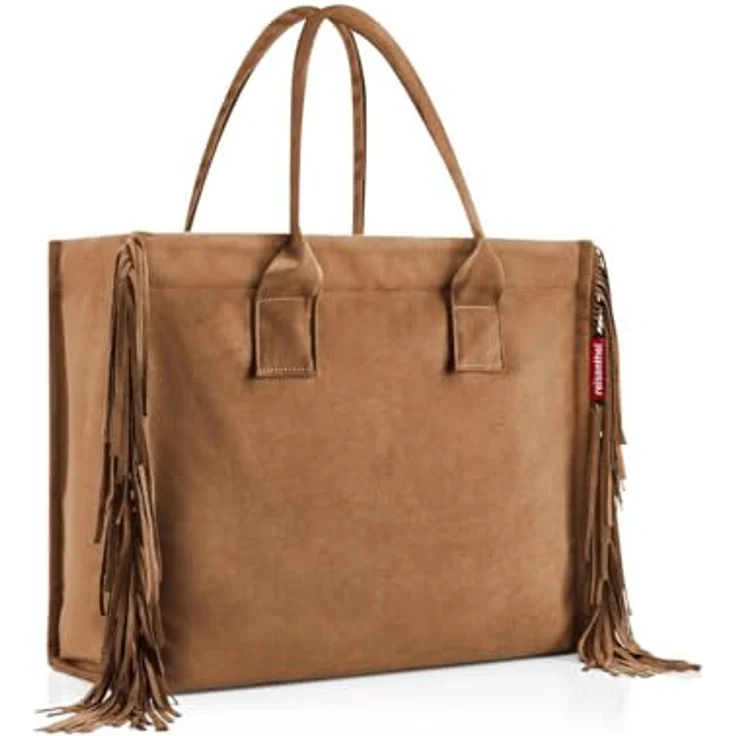 reisenthel Daily Shopper, Einkaufs- und Tragetasche aus 100% Polyester, 42 cm, braun – Bild 4