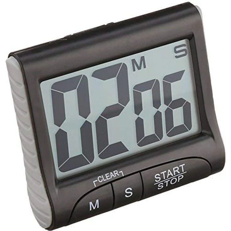 TFA Dostmann Digitaler Timer und Stoppuhr, 38.2021.01, elektronisch, mit Display, große Ziffern, schwarz, (L) 83 x (B) 28 (45) x (H) 70 mm0 – Bild 4