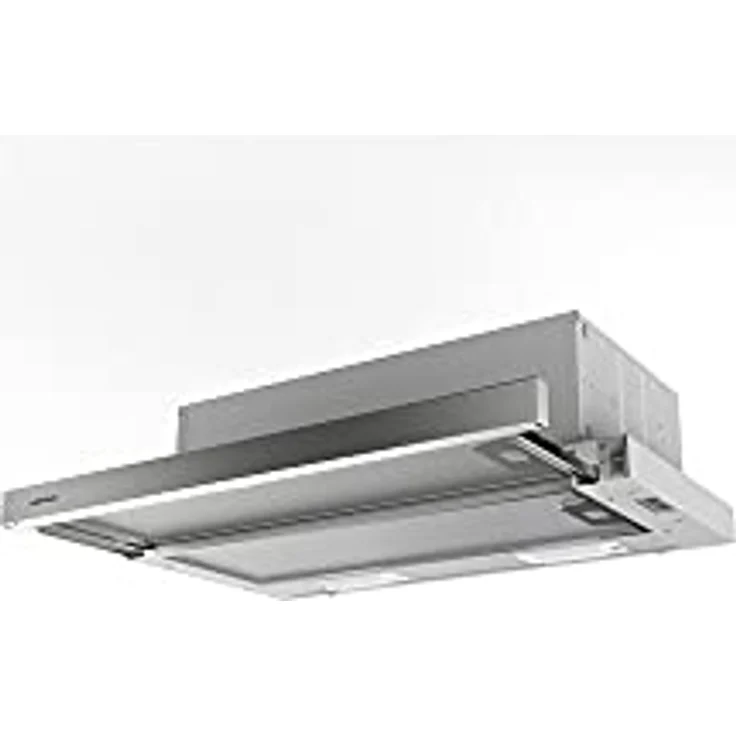 Airlux AHT630IX Dunstabzugshaube, 315 m³/h, Wandmontage, silberfarben, Edelstahl, 3 Sauggeschwindigkeiten, Abluft/Umluft, 57 dB