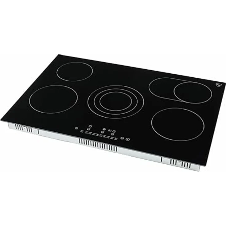 K&H Glaskeramikkochfeld NC-9608F, 5 Zonen, autark, 77 cm, 9600W, Touch-Control, 9 Leistungsstufen – Bild 4