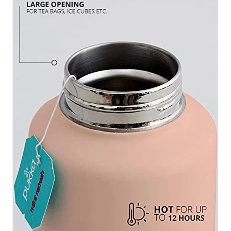 Design Letters Trinkflasche-Isolier Flasche HOT (Nude) 500ml. – Bild 4