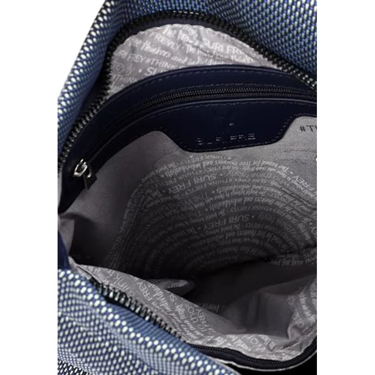 SURI FREY Umhängetasche SFY SURI Sports Marry, für Damen - Vegan, Nylon, Uni-Design, mit Reißverschluss, 27 x 26 x 4 cm, Schwarz – Bild 5