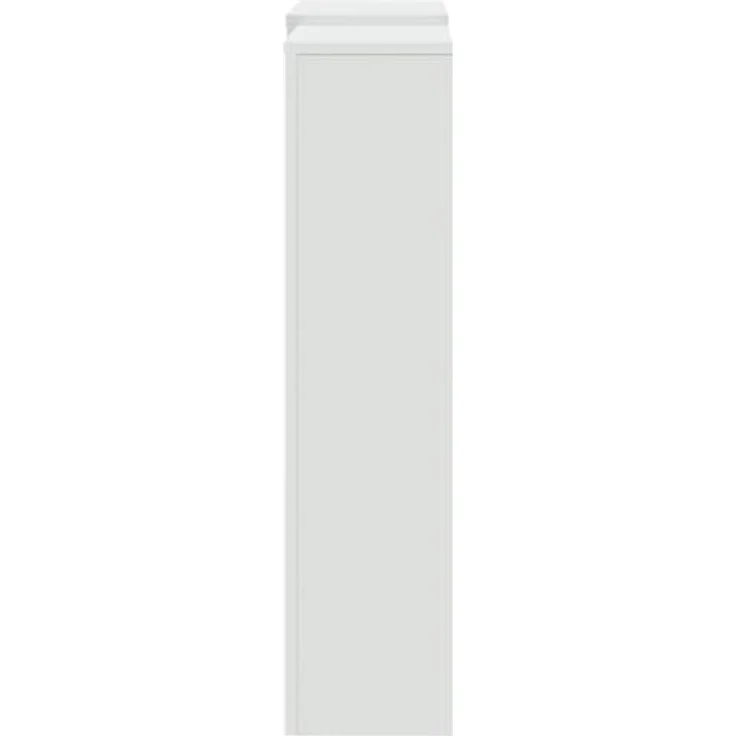 vidaXL Heizkörperverkleidung Weiß, Holzwerkstoff, moderne Latten-Design, 205x21,5x83,5 cm – Bild 8