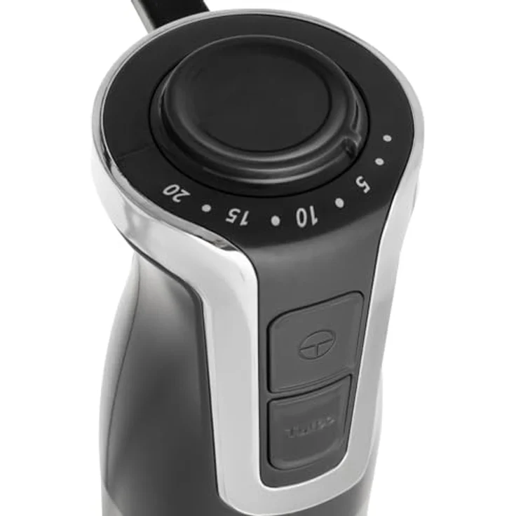 Adler Stabmixer AD 4627, 1800 W, Handmixer Set mit 20 Geschwindigkeitsstufen und Turbo Funktion, grau – Bild 4