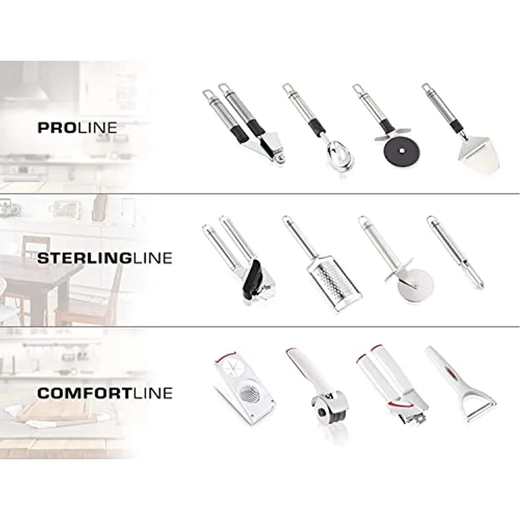 Leifheit Eierschneider Combi ComfortLine-Serie mit 3 Funktionen, Champignonschneider schneidet sauber und exakt, Küchenhelfer zum Schneiden von Eiern, Pellkartoffeln, rostfreier Schneidedraht, weiß – Bild 5