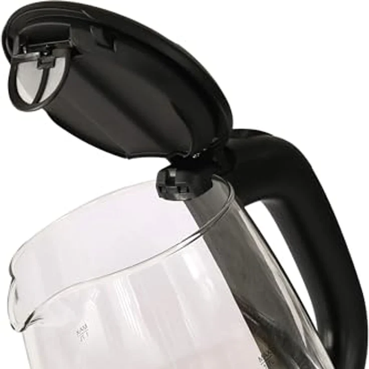 DESKI Wasserkocher Glas Wasserkocher 1,7 L 2000 Watt mit LED Beleuchtung, blau – Bild 7