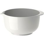 Rosti Margrethe Rührschüssel 4 Liter, Bruchsichere Teigschüssel aus Recycelbarem Kunststoff, Weiß