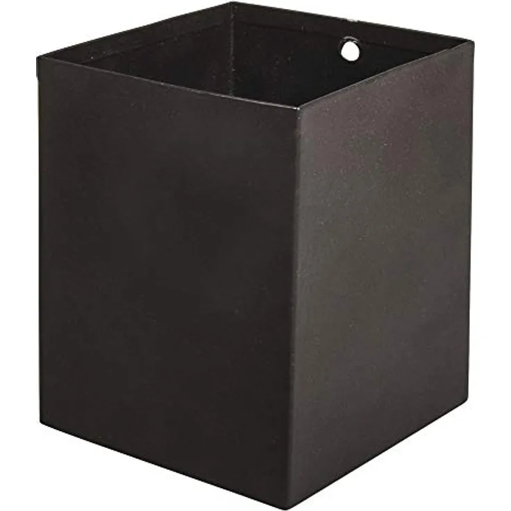 Rayher 25188576 Metall-Utensilo für Rayher Pin und Peg, 8 x 8 x 10 cm, Schwarz