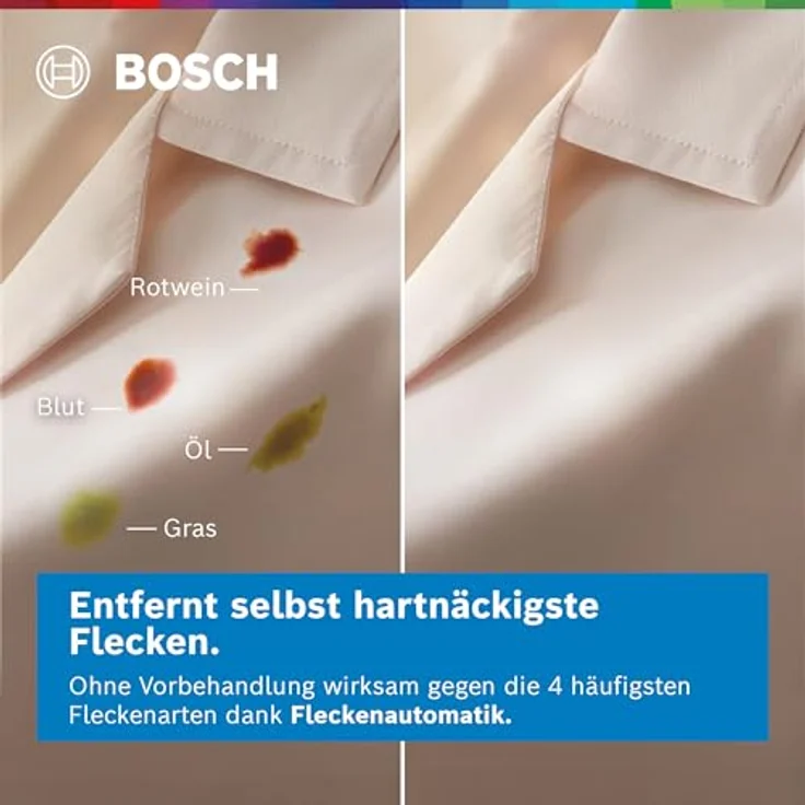 Bosch WGG244F40, Serie 6, 9 kg Waschmaschine mit i-Dos, Fleckenautomatik, Iron Assist, SpeedPerfect in weiß – Bild 8