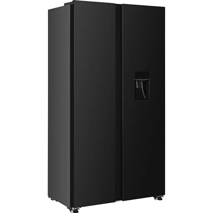 Respekta Side by Side Kühlschrank Gefrierkombi Black Steel, 178 cm, mit Wasserspender, 288 L Kühlinhalt, No Frost und ECO-Funktion – Bild 4