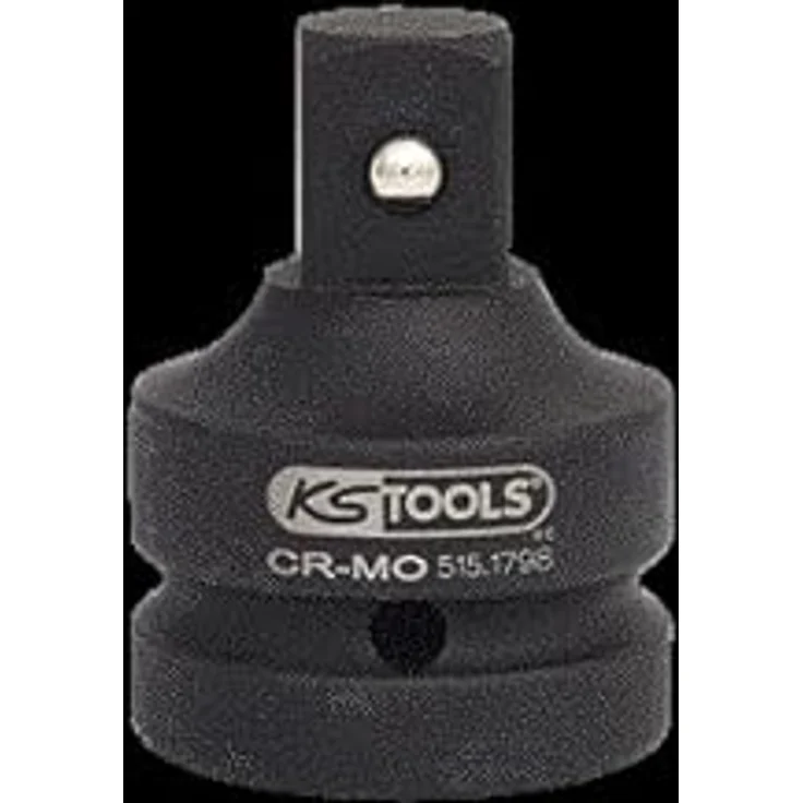 KS Tools 1" Kraft-Reduzieradapter, 1"F x 3/4"M, Vierkantantrieb nach DIN 3121, Chrom-Molybdän, max. Drehmoment 1412 Nm – Bild 7