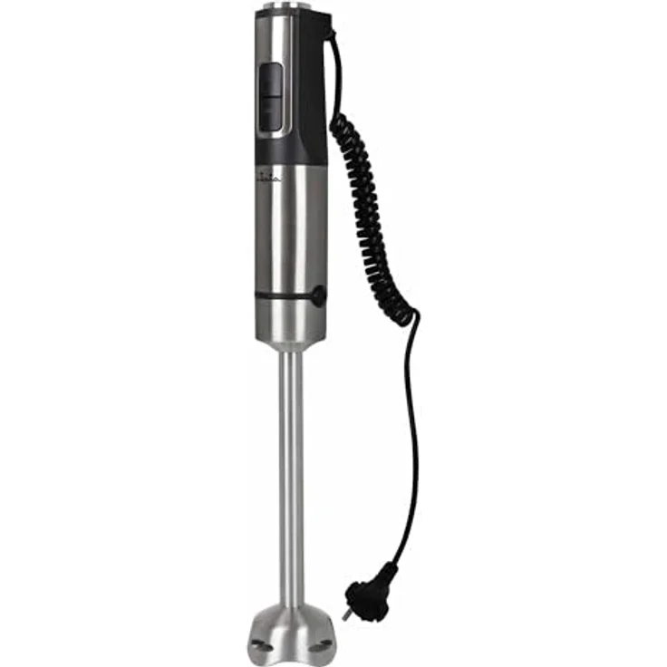JATA JEBT1855 Handmixer, 1200 W, ausziehbares Spiralkabel, 1,5 m, extra langer Standfuß (26 cm), 4 Klingen aus Edelstahl, elektronischer Geschwindigkeitsregler, Turbo-Taster – Bild 2