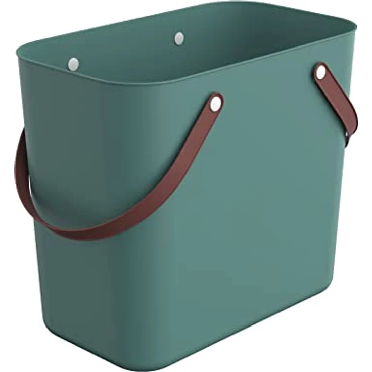 Rotho Albula Multibag Classic, Einkaufskorb, 25/40 Liter, in Rosa/Grün/Dunkelblau/Hellblau – Bild 1