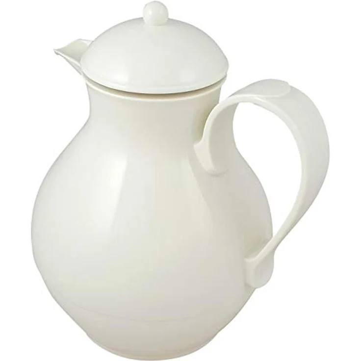 Helios Nostalgie Kunststoff-Isolierkanne, weiß, 1 Liter – Bild 4