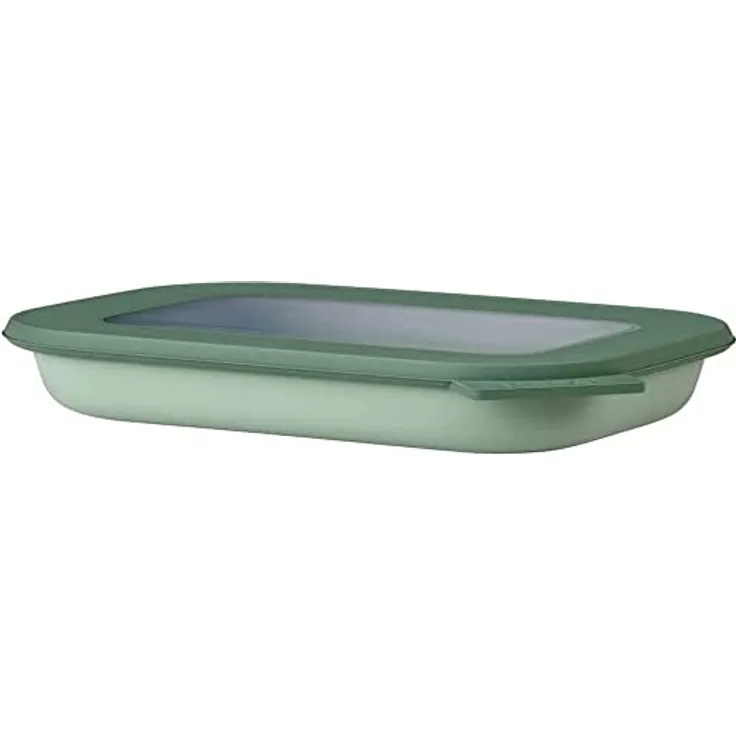 Mepal - Multi Bowl Cirqula Rectangular - Vorratsdose mit Deckel - Geeignet als Luftdichte Aufbewahrungsbox für den Kühlschrank, Mikrowellengeschirr & als Frischhaltedosen - 500 ml - Nordic Sage