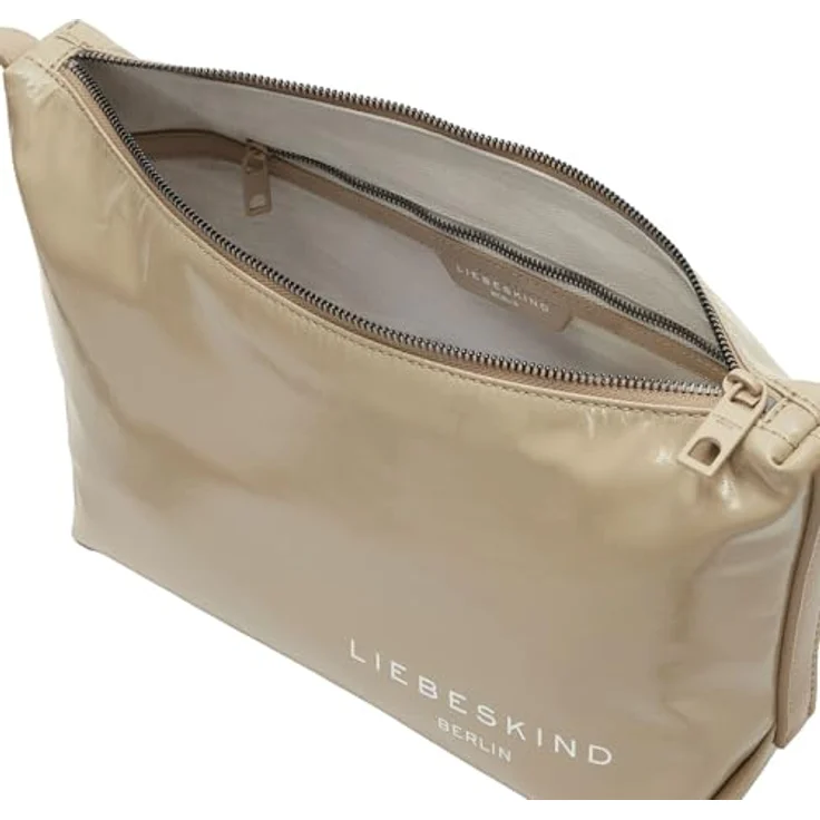 Liebeskind Elvira Umhängetasche M, 26 cm, aus 100% Polyurethan, beige – Bild 3