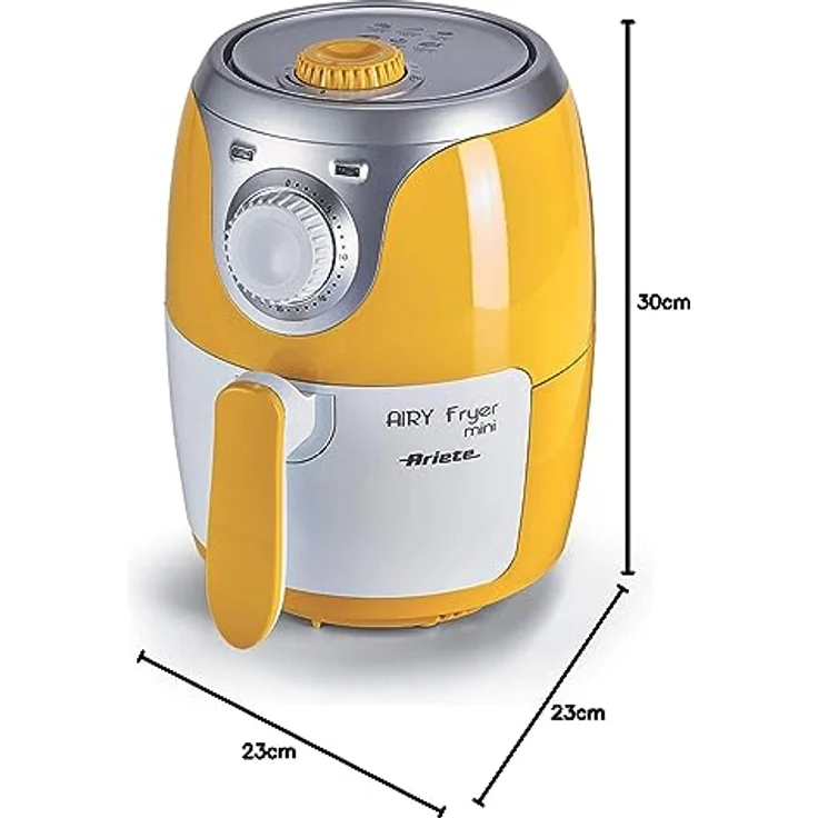Ariete 4615GE HeißluftFritteuse-4615 HeißluftFritteuse, 1000, Kunststoff, 2 liters, gelb – Bild 6